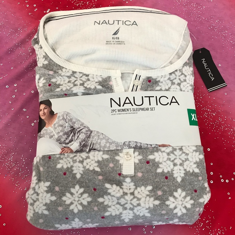 Set of 2 Nautica Women's Fleece Pajama Sleepwear❄️